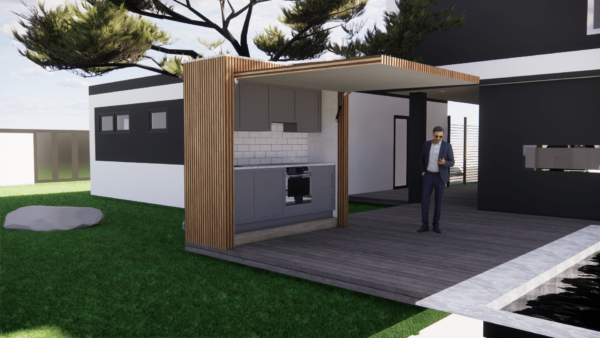 Outdoor Kitchen Structure