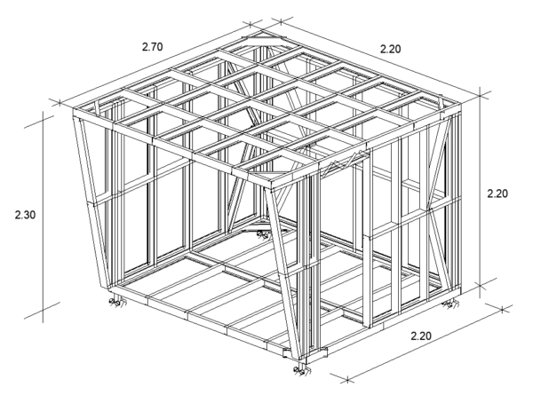 Outdoor Sauna Structure