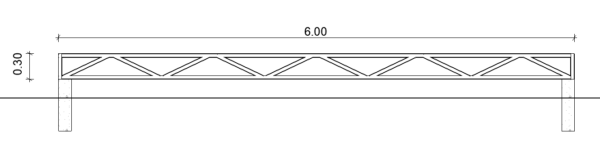 lightweight metal beam in construction