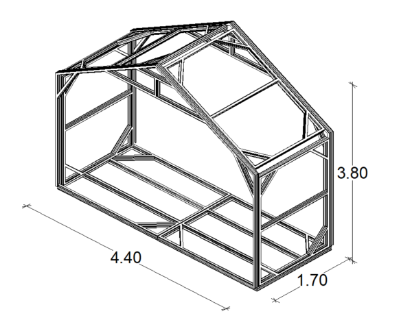 Storage Module Structure 3d dimensions