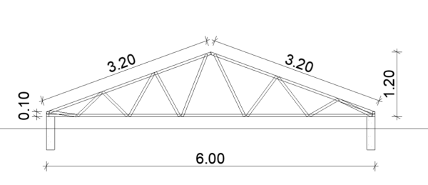 lightweight metal beam in construction