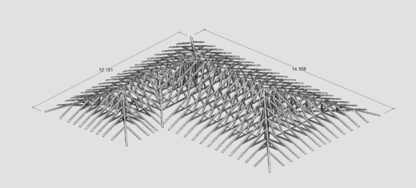 metal truss dimensions